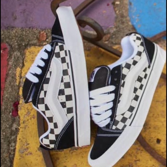 Vans Other - Vans Black and White Checkered Knu Skool Sneakers